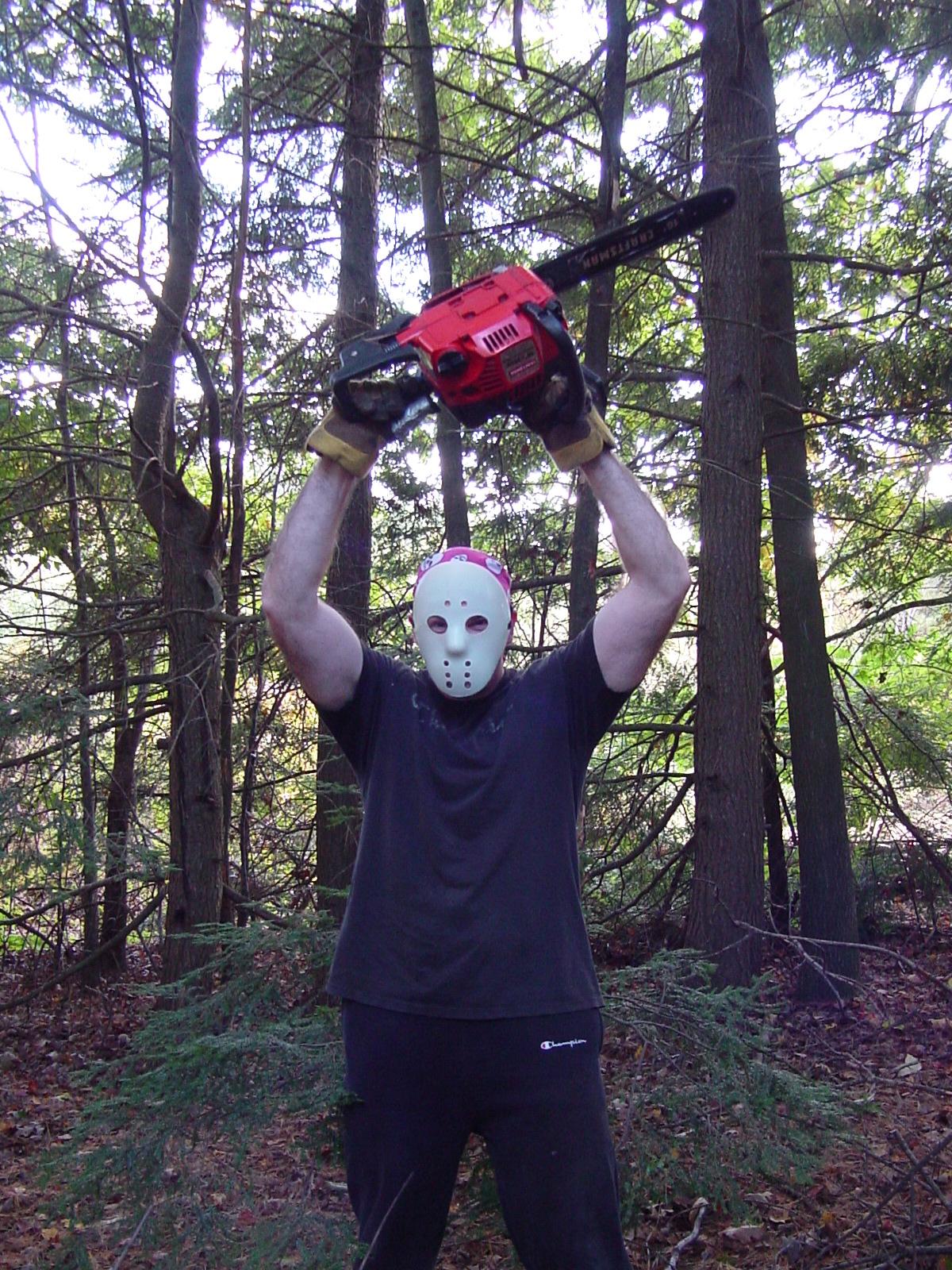 Jason' with a chainsaw? That's not right!!!