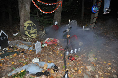 Fog Rolls Over The Grave Yard