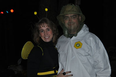 Bee and Bee Keeper