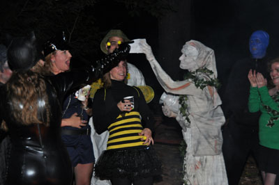 Winner for Overall Costume: Statue