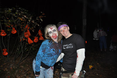 Zombie and Zombie Hunter became friends.