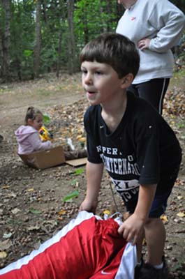 Jackson helping out.